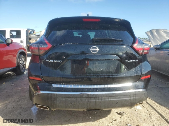 2023 Nissan Murano Platinum with VIN 5N1AZ2DJXPC139095, listed as a Copart auction lot 74547124 with 7,961 mi miles and Non Repairable. Bid and sale history available at carsss.com. Image 6.
