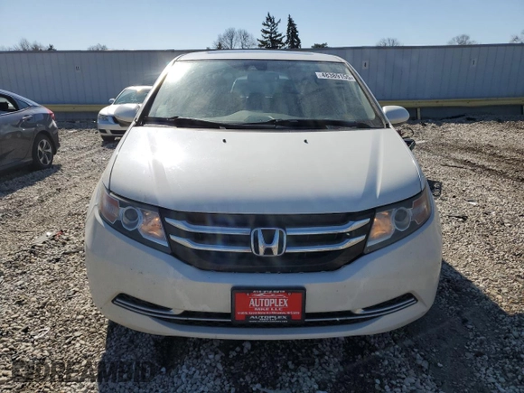 2015 Honda Odyssey EX-L with VIN 5FNRL5H69FB129773, listed as a Copart auction lot 48389155 with 143,047 mi miles and Clean Title. Bid and sale history available at DreamBid. Image 5.