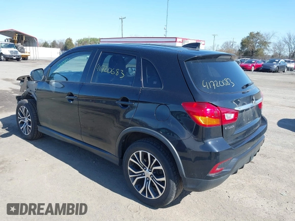 2018 Mitsubishi Outlander Sport SE 2.4 with VIN JA4AR3AW4JU012414, listed as a IAAI auction lot 41720683 with 99,388 mi miles. Bid and sale history available at carsss.com. Image 3.