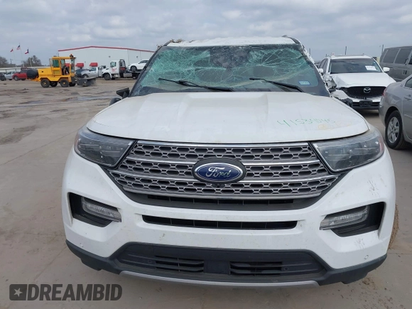 2022 Ford Explorer Limited with VIN 1FMSK7FH3NGA62124, listed as a IAAI auction lot 41534045 with 56,297 mi miles. Bid and sale history available at carsss.com. Image 12.