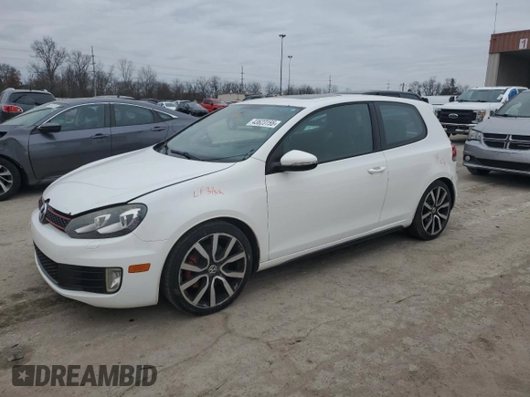 2012 Volkswagen GTI PZEV z VIN WVWED7AJ9CW107107, wystawiony jako Copart lot #43623155 z przebiegiem 193 560 mil mil oraz Szkoda całkowita • Salvage title. Historia ofert i sprzedaży dostępna na DreamBid. Obrazek 1.