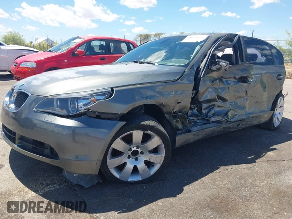 2005 BMW 5 Series 530i with VIN WBANA73575CR60969, listed as a IAAI auction lot 41652628 with Not Provided miles and . Bid and sale history available at DreamBid. Image 18.