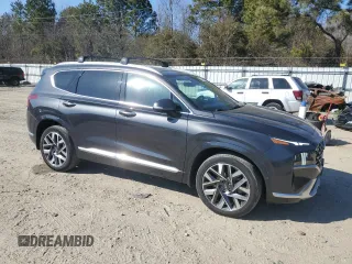 2022 Hyundai Santa Fe Calligraphy with VIN 5NMS54AL4NH389713, listed as a Copart auction lot 48257505 with 26,970 mi miles and Salvage Title. Bid and sale history available at carsss.com. Image 4.