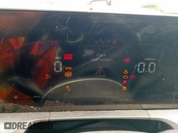 2024 Kia Telluride S with VIN 5XYP64GC5RG417254, listed as a Copart auction lot 57862445 with 34,912 mi miles and Salvage title. Bid and sale history available at DreamBid. Image 9.
