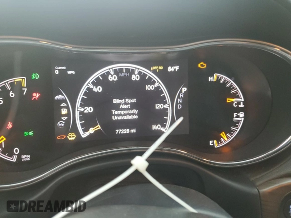 2017 Jeep Grand Cherokee Overland with VIN 1C4RJFCG4HC730861, listed as a Copart auction lot 62918825 with 77,228 mi miles and Salvage title. Bid and sale history available at DreamBid. Image 9.