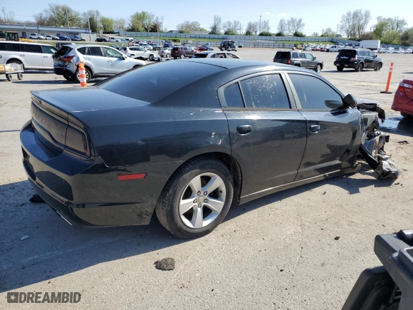 2012 Dodge Charger SE with VIN 2C3CDXBG6CH281424, listed as a Copart auction lot 51985175 with 182,773 mi miles and Salvage Title. Bid and sale history available at carsss.com. Image 3.