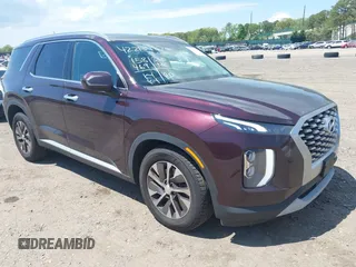 2021 Hyundai Palisade SEL z VIN KM8R2DHE9MU175205, wystawiony jako IAAI lot #42213457 z przebiegiem 158 469 mil mil oraz . Historia ofert i sprzedaży dostępna na DreamBid. Obrazek 1.