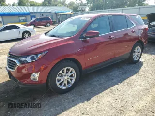 2021 Chevrolet Equinox LT with VIN 2GNAXKEV7M6152572, listed as a Copart auction lot 70047954 with 39,348 mi miles and Salvage title. Bid and sale history available at DreamBid. Image 1.
