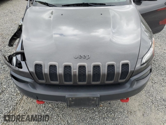 2017 Jeep Cherokee Trailhawk z VIN 1C4PJMBS0HW577055, wystawiony jako Copart lot #56428235 z przebiegiem 137 296 mil mil oraz Szkoda całkowita • Salvage title. Historia ofert i sprzedaży dostępna na DreamBid. Obrazek 12.
