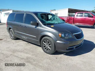 2016 Chrysler Town & Country S with VIN 2C4RC1HG9GR128212, listed as a IAAI auction lot 40858279 with 169,433 mi miles. Bid and sale history available at carsss.com. Image 1.
