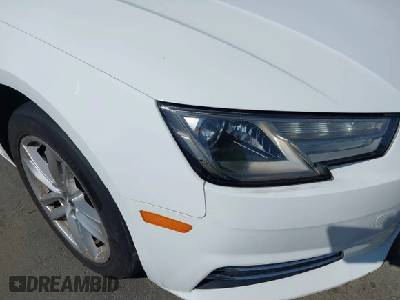 2017 Audi A4 Premium with VIN WAUGNAF46HN021107, listed as a IAAI auction lot 41593316 with 103,205 mi miles. Bid and sale history available at carsss.com. Image 6.