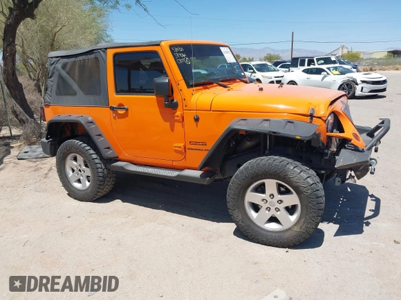 2012 Jeep Wrangler Sport with VIN 1C4AJWAG1CL178406, listed as a IAAI auction lot 42300522 with 110,767 mi miles and . Bid and sale history available at DreamBid. Image 1.