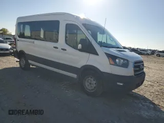 2020 Ford Transit Passenger XL with VIN 1FDAX2C88LKB22185, listed as a Copart auction lot 85075844 with 252,892 mi miles and Salvage Title. Bid and sale history available at DreamBid. Image 4.