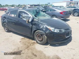 2018 Chevrolet Cruze LS with VIN 1G1BC5SM3J7242439, listed as a IAAI auction lot 41955277 with Not Provided miles and . Bid and sale history available at DreamBid. Image 1.