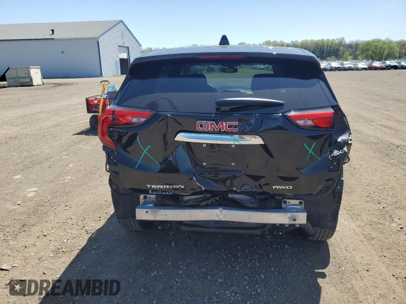 2018 GMC Terrain SLE z VIN 3GKALTEV6JL247131, wystawiony jako Copart lot #54932575 z przebiegiem 60 870 mil mil oraz Szkoda całkowita • Salvage title. Historia ofert i sprzedaży dostępna na DreamBid. Obrazek 6.