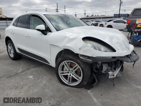 2017 Porsche Macan S with VIN WP1AB2A55HLB13326, listed as a Copart auction lot 53757255 with Not Provided miles and Salvage Title. Bid and sale history available at DreamBid. Image 4.