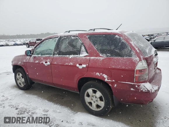 2004 Acura MDX with VIN 2HNYD18244H561316, listed as a Copart auction lot 41393815 with 329,658 mi miles and Salvage Title. Bid and sale history available at carsss.com. Image 2.