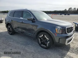 2024 Kia Telluride S with VIN 5XYP64GC2RG551607, listed as a Copart auction lot 45722785 with 6,822 mi miles and Salvage Title. Bid and sale history available at carsss.com. Image 4.