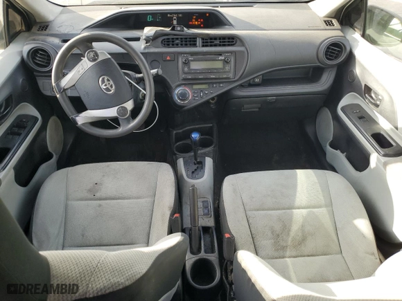 2012 Toyota Prius c One with VIN JTDKDTB35C1023861, listed as a Copart auction lot 47133545 with 461,252 mi miles and Salvage Title. Bid and sale history available at carsss.com. Image 8.