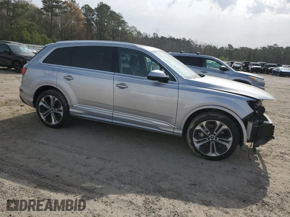 2021 Audi Q7 Premium Plus with VIN WA1LXAF7XMD041229, listed as a Copart auction lot 49899975 with 73,560 mi miles and Clean title. Bid and sale history available at DreamBid. Image 4.