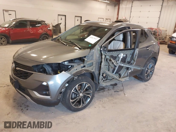 2021 Buick Encore GX Select with VIN KL4MMESL7MB164781, listed as a IAAI auction lot 41847997 with 83,368 mi miles and . Bid and sale history available at DreamBid. Image 17.