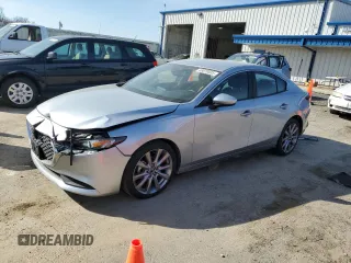 2020 Mazda 3 Select with VIN 3MZBPACL7LM131912, listed as a Copart auction lot 48870835 with 96,668 mi miles and Salvage title. Bid and sale history available at DreamBid. Image 1.