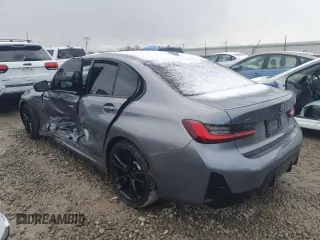 2024 BMW 3 Series 330i xDrive with VIN 3MW89FF01R8E14844, listed as a Copart auction lot 48992225 with 0 mi miles and Salvage Title. Bid and sale history available at carsss.com. Image 2.