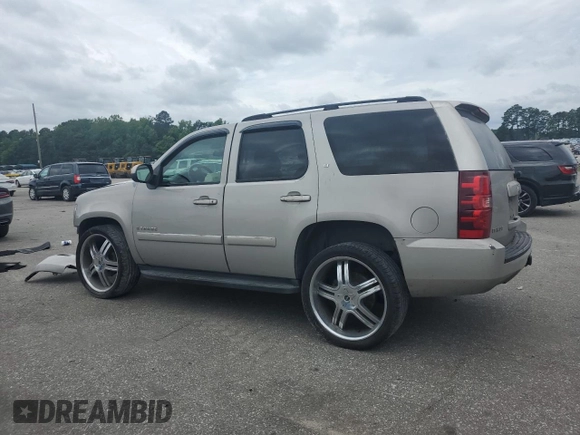 2007 Chevrolet Tahoe LT with VIN 1GNFK13097J102978, listed as a Copart auction lot 60197915 with Not provided miles and Salvage title. Bid and sale history available at DreamBid. Image 2.