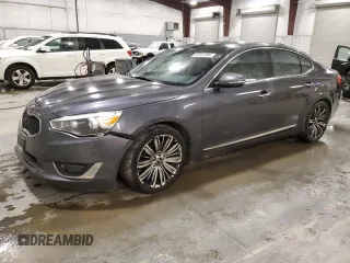 2014 Kia Cadenza Premium with VIN KNALN4D7XE5149052, listed as a Copart auction lot 82341864 with 193,220 mi miles and Salvage Title. Bid and sale history available at carsss.com. Image 1.