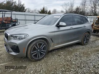 2020 BMW X3 M with VIN 5YMTS0C00L9B39865, listed as a Copart auction lot 87419774 with 36,430 mi miles and Salvage Title. Bid and sale history available at carsss.com. Image 1.