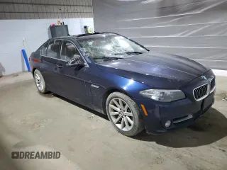 2015 BMW 5 Series 535d xDrive with VIN WBAFV3C55FD686510, listed as a Copart auction lot 51404955 with 160,341 mi miles and Salvage title. Bid and sale history available at DreamBid. Image 4.