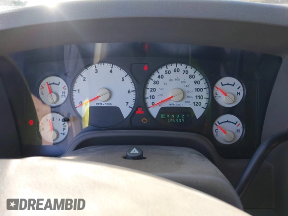 2006 Dodge 1500 SLT with VIN 3D7KS19D26G158428, listed as a IAAI auction lot 41850291 with 125,939 mi miles. Bid and sale history available at carsss.com. Image 7.