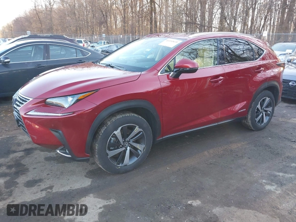 2021 Lexus NX 300h with VIN JTJGJRDZ1M2163515, listed as a IAAI auction lot 41553631 with 43,371 mi miles and . Bid and sale history available at DreamBid. Image 21.