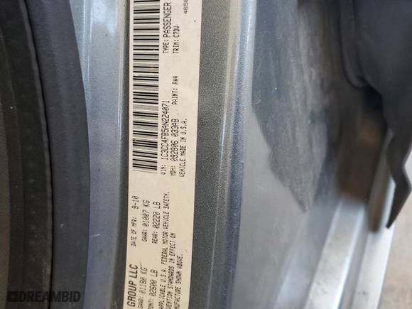 2010 Chrysler Sebring Touring with VIN 1C3CC4FB5AN224071, listed as a Copart auction lot 68899444 with 0 mi miles and Salvage Title. Bid and sale history available at carsss.com. Image 14.