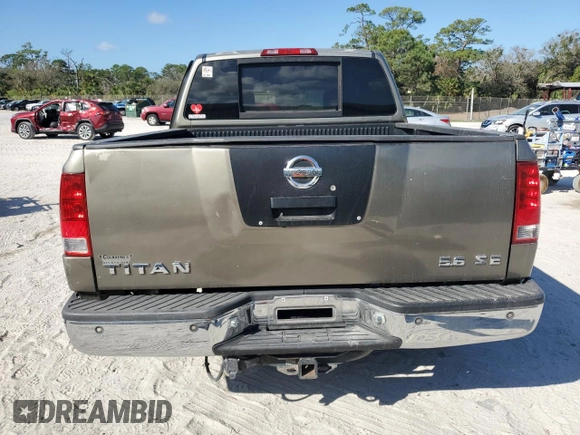 2006 Nissan Titan LE with VIN 1N6BA07A96N514202, listed as a Copart auction lot 44625415 with 222,183 mi miles and Salvage Title. Bid and sale history available at DreamBid. Image 6.