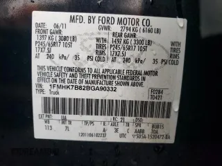 2011 Ford Explorer z VIN 1FMHK7B82BGA90332, wystawiony jako Copart lot #65776774 z przebiegiem Nie podano mil oraz Szkoda całkowita • Salvage title. Historia ofert i sprzedaży dostępna na DreamBid. Obrazek 15.