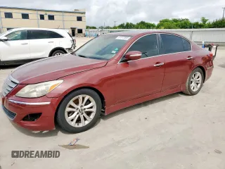 2012 Hyundai Genesis 3.8L z VIN KMHGC4DD4CU176973, wystawiony jako Copart lot #61013555 z przebiegiem 133 373 mil mil oraz Czysty tytuł • Clean title. Historia ofert i sprzedaży dostępna na DreamBid. Obrazek 1.