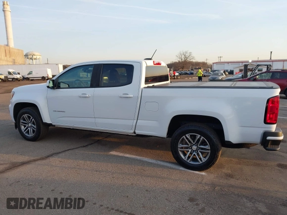 2021 Chevrolet Colorado 4WD Work Truck with VIN 1GCGTBEN5M1146688, listed as a IAAI auction lot 41795648 with 20,549 mi miles and . Bid and sale history available at DreamBid. Image 14.