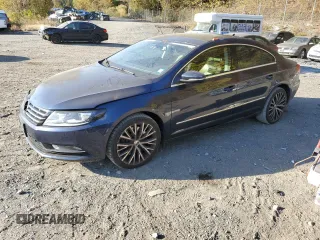 2014 Volkswagen CC VR6 Executive 4Motion with VIN WVWGU7AN7EE536489, listed as a Copart auction lot 76318974 with 122,420 mi miles and Salvage Title. Bid and sale history available at carsss.com. Image 1.