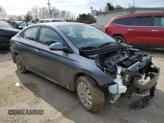 2020 Hyundai Accent SE with VIN 3KPC24A64LE107081, listed as a Copart auction lot 44814583 with 0 mi miles. Bid and sale history available at carsss.com. Image 4.