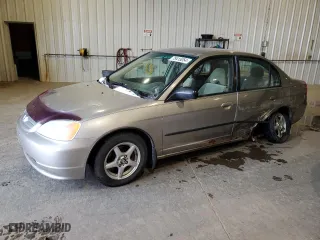 2003 Honda Civic DX with VIN 2HGES16483H927393, listed as a Copart auction lot 79415054 with 218,297 mi miles and Salvage Title. Bid and sale history available at carsss.com. Image 1.