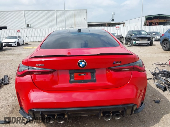 2024 BMW M4 Competition xDrive with VIN WBS43AZ08RCP07529, listed as a IAAI auction lot 41881255 with 5,013 mi miles. Bid and sale history available at carsss.com. Image 17.