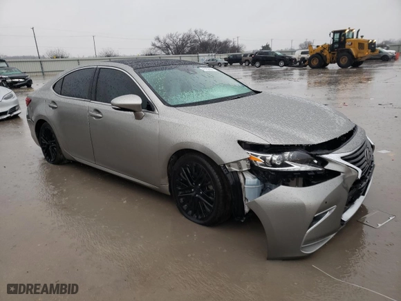 2018 Lexus ES with VIN 58ABK1GG6JU089082, listed as a Copart auction lot 41459695 with 0 mi miles and Salvage Title. Bid and sale history available at carsss.com. Image 4.