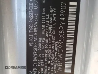 2008 BMW 3 Series M3 с VIN WBSWD935X8PY42902, выставлен на аукционе Copart как лот 82396694 с пробегом 156 261 миль миль и Чистый • Clean title. История ставок и продаж доступна на DreamBid. Изображение 12.
