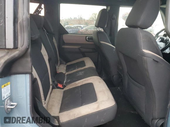 2022 Ford Bronco with VIN 1FMDE5BH8NLA99753, listed as a Copart auction lot 48909635 with 28,543 mi miles and Salvage Title. Bid and sale history available at DreamBid. Image 11.