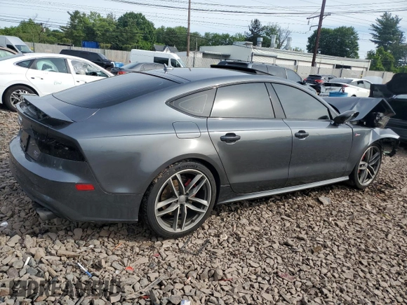 2017 Audi A7 Competition Prestige z VIN WAUW3AFCXHN030885, wystawiony jako Copart lot #58394615 z przebiegiem 75 764 mil mil oraz Szkoda całkowita • Salvage title. Historia ofert i sprzedaży dostępna na DreamBid. Obrazek 3.