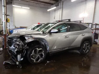 2023 Hyundai Tucson SEL z VIN 5NMJFCAE8PH282252, wystawiony jako Copart lot #43778795 z przebiegiem 31 739 mil mil oraz Szkoda całkowita • Salvage title. Historia ofert i sprzedaży dostępna na DreamBid. Obrazek 1.