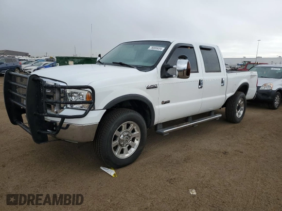 2007 Ford Super Duty F-250 XL with VIN 1FTSW21PX7EA64350, listed as a Copart auction lot 76885634 with 184,328 mi miles and Salvage Title. Bid and sale history available at carsss.com. Image 1.