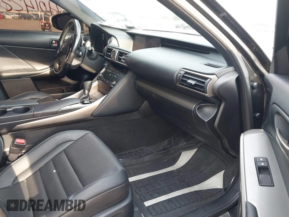 2017 Lexus IS 300 with VIN JTHCM1D29H5016438, listed as a IAAI auction lot 40142289 with 51,302 mi miles and . Bid and sale history available at DreamBid. Image 5.
