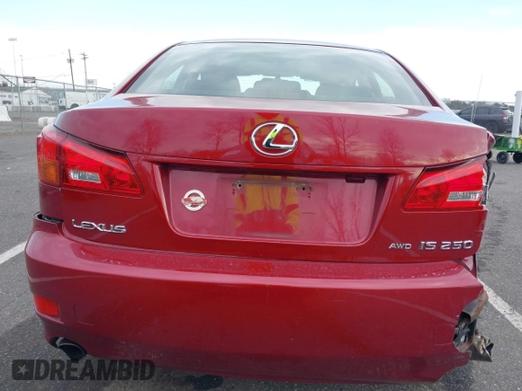 2006 Lexus IS 250 with VIN JTHCK262562006254, listed as a IAAI auction lot 41697815 with 80,994 mi miles and . Bid and sale history available at DreamBid. Image 16.